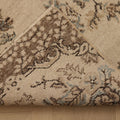 Vintage Isparta Turkish Runner Rug 2x7 ft — Beige Floral (No. 59833)