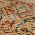 Vintage Isparta Turkish Runner Rug 2x6 ft — Beige Floral