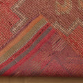 Vintage Southeastern Persian Style Runner Rug 3x11 ft — Red & Beige Geometric