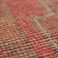 Vintage Southeastern Persian Style Runner Rug 3x11 ft — Red & Beige Geometric