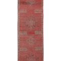 Vintage Southeastern Persian Style Runner Rug 3x10 ft — Red & Beige Geometric