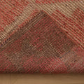 Vintage Southeastern Persian Style Runner Rug 3x10 ft — Red & Beige Geometric