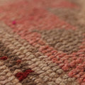 Vintage Southeastern Persian Style Runner Rug 3x10 ft — Red & Beige Geometric