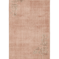 Vintage Isparta Turkish Area Rug 4x6 ft — Orange & Beige Floral