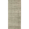 Vintage Isparta Turkish Runner Rug 3x10 ft — Green & Beige Floral