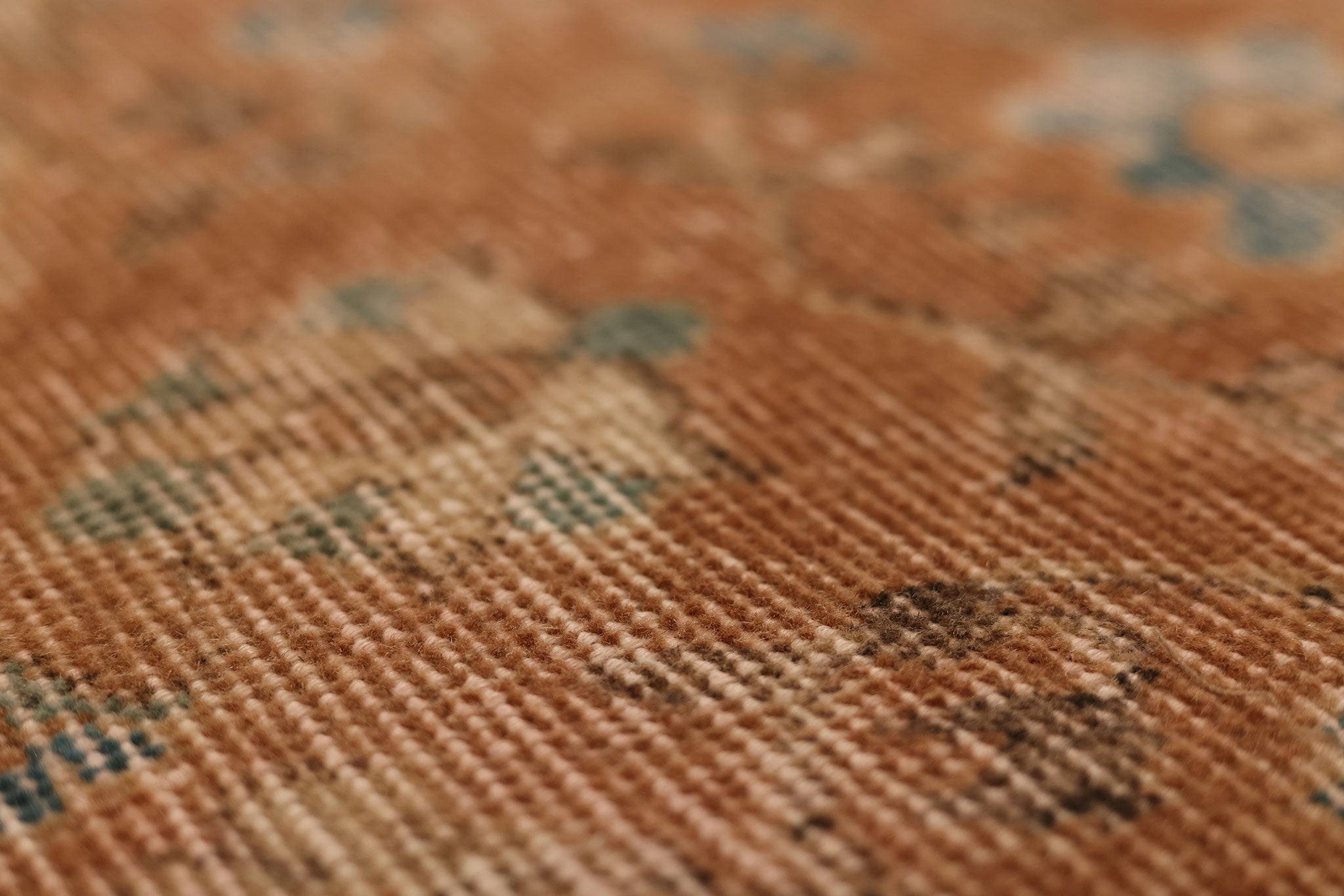 Vintage Isparta Turkish Runner Rug 2x9 ft — Pink & Blue Distressed