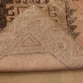 Vintage Malatya Turkish Runner Rug 3x11 ft — Orange & Brown Geometric
