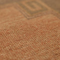 Vintage Malatya Turkish Runner Rug 2x8 ft — Brown & Orange Geometric