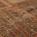 Vintage Malatya Turkish Runner Rug 3x11 ft — Brown & Red Geometric