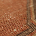 Vintage Malatya Turkish Runner Rug 3x11 ft — Red & Brown Geometric