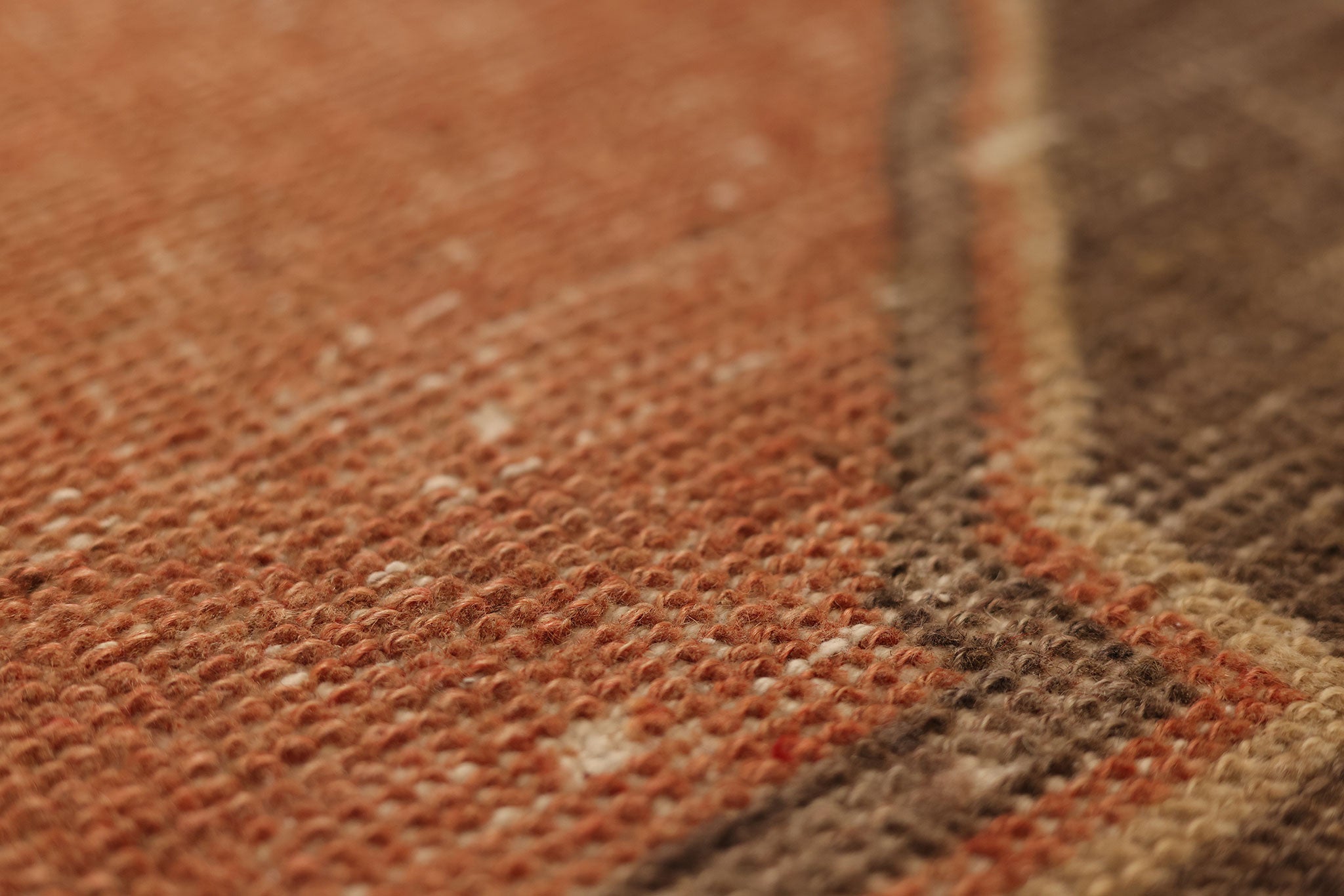 Vintage Malatya Turkish Runner Rug 3x11 ft — Red & Brown Geometric