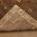 Vintage Malatya Turkish Runner Rug 3x11 ft — Brown & Beige Geometric (No. 60423)