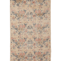 Vintage Isparta Turkish Runner Rug 2x5 ft — Beige & Blue Distressed