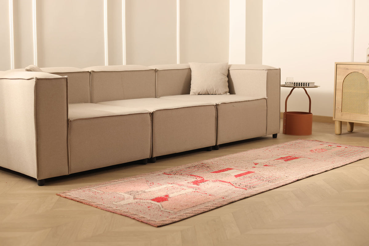 Fkrameth Persian Style Runner Rug