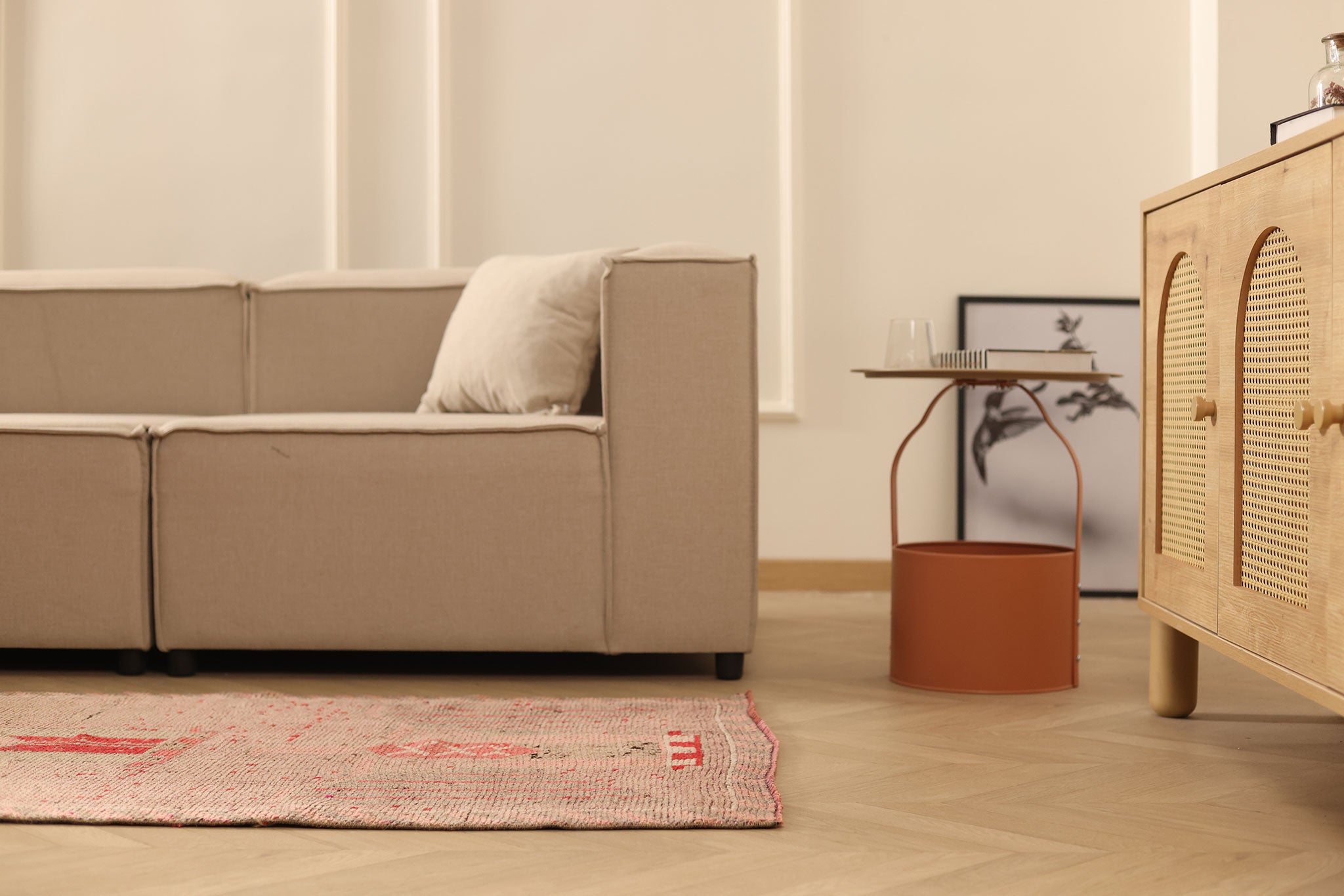 Fkrameth Persian Style Runner Rug