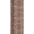 Vintage Isparta Turkish Runner Rug 2x8 ft — Beige & Brown Floral (No. 60458)
