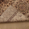 Vintage Isparta Turkish Runner Rug 2x8 ft — Beige & Brown Floral (No. 60458)