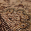 Vintage Isparta Turkish Runner Rug 2x8 ft — Beige & Brown Floral (No. 60458)