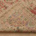 Vintage Manisa Turkish Area Rug 6x9 ft — Red & Beige Distressed (No. 60472)