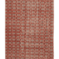 Vintage Manisa Turkish Area Rug 4x8 ft — Red Floral