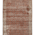 Vintage Isparta Turkish Area Rug 6x10 ft — Red & Beige Floral (No. 60485)