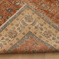 Vintage Isparta Turkish Area Rug 6x10 ft — Red & Beige Floral (No. 60485)