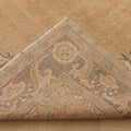 Vintage Isparta Turkish Area Rug 6x10 ft — Beige & Gray Floral (No. 60486)