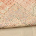 Vintage Manisa Turkish Area Rug 5x8 ft — Red & Beige Floral