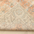 Vintage Isparta Turkish Area Rug 5x8 ft — Orange Floral (No. 60580)