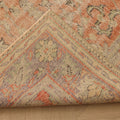 Vintage Manisa Turkish Area Rug 6x10 ft — Pink & Beige Floral