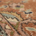 Vintage Isparta Turkish Area Rug 5x8 ft — Brown & Beige Floral (No. 60593)