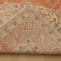 Vintage Isparta Turkish Area Rug 7x11 ft — Pink & Beige Floral
