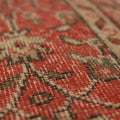 Vintage Isparta Turkish Area Rug 6x10 ft — Red & Beige Floral