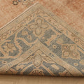 Vintage Isparta Turkish Area Rug 7x10 ft — Pink & Blue Floral (No. 60644)