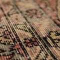 Vintage Isparta Turkish Area Rug 7x11 ft — Blue & Pink Distressed