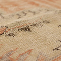 Vintage Manisa Turkish Area Rug 6x10 ft — Orange & Beige Distressed