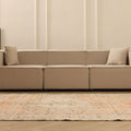 Vintage Manisa Turkish Area Rug 6x10 ft — Pink & Beige Distressed