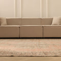 Vintage Manisa Turkish Area Rug 7x9 ft — Red & Beige Distressed