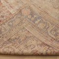 Vintage Manisa Turkish Area Rug 8x11 ft — Red & Beige Distressed