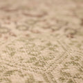 Vintage Isparta Turkish Area Rug 7x10 ft — Beige & Green Floral