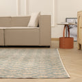 Vintage Isparta Turkish Area Rug 6x10 ft — Green & Beige Floral (No. 60798)