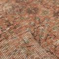 Vintage Isparta Turkish Area Rug 6x10 ft — Orange Floral (No. 60810)