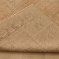 Vintage Manisa Turkish Area Rug 6x9 ft — Beige & Brown Distressed (No. 60845)