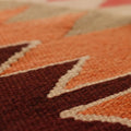 Vintage Southeastern Persian Style Runner Rug 3x12 ft — Orange & Brown Geometric