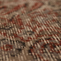 Vintage Isparta Turkish Area Rug 5x8 ft — Beige & Red Floral