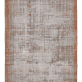 Vintage Manisa Turkish Area Rug 5x9 ft — Brown & Gray Distressed