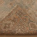 Vintage Isparta Turkish Area Rug 4x7 ft — Beige & Brown Floral