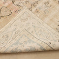 Vintage Manisa Turkish Area Rug 5x9 ft — Beige Floral (No. 60871)
