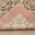 Vintage Isparta Turkish Area Rug 6x10 ft — Beige & Red Floral (No. 60873)