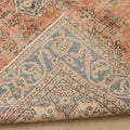 Vintage Isparta Turkish Area Rug 6x9 ft — Orange Floral (No. 60897)